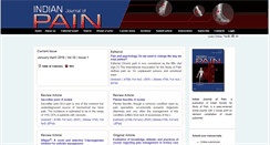Desktop Screenshot of indianjpain.org